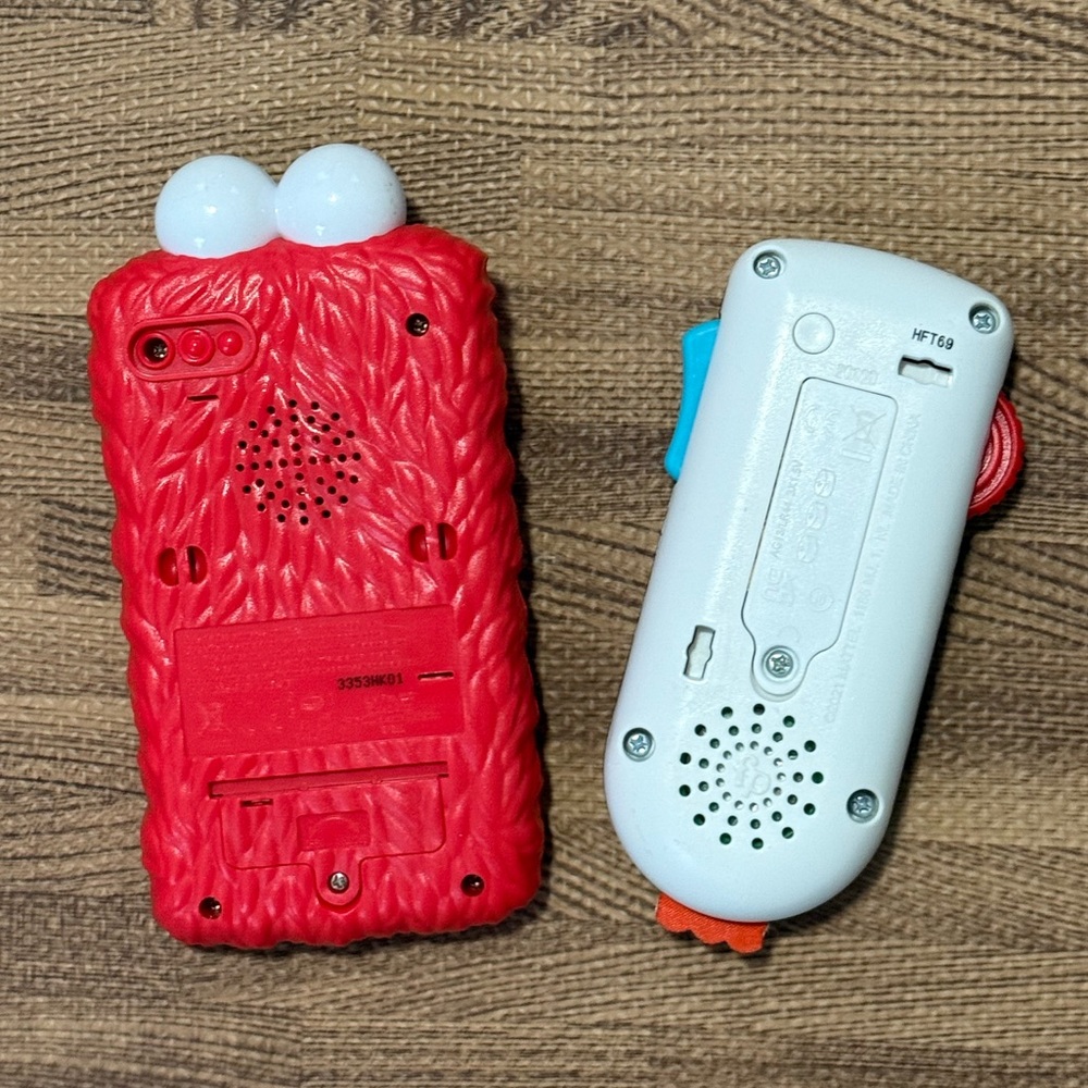 Baby Toys - Sesame Street Elmo Phone, Remote, Puppy Sound Toy, Cow Pacifier Clip - Picture 2 of 6